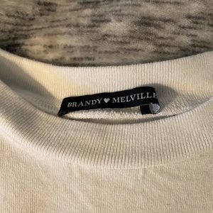 brandy melville basic white top